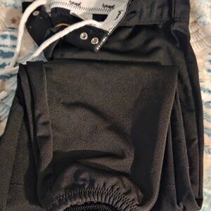 Black women's softball pants